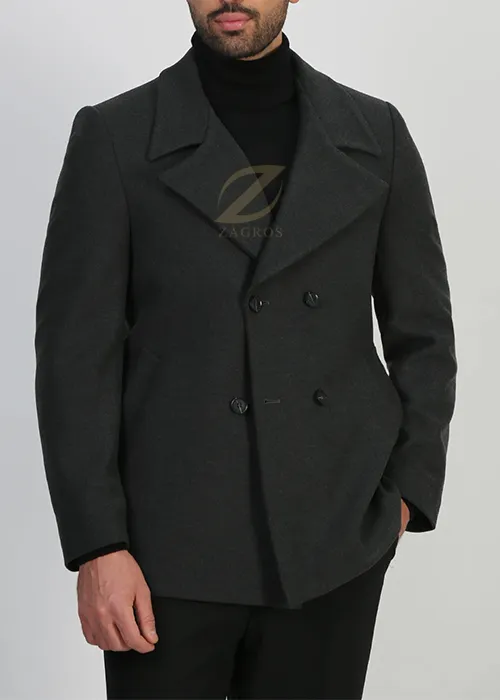 پالتو فوتر رنگ طوسی تیره برند زاگرس